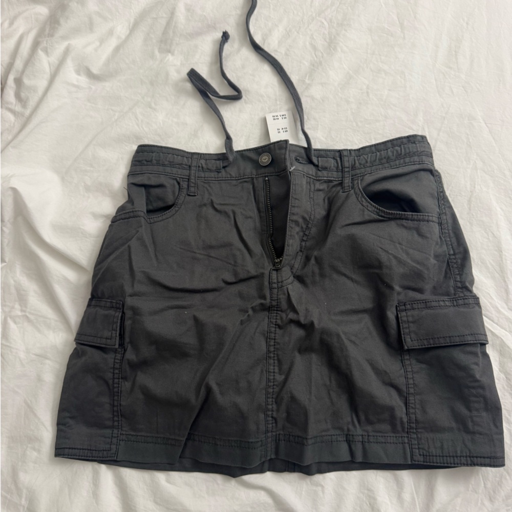 Hollister Cargo Gray Mini Skirt